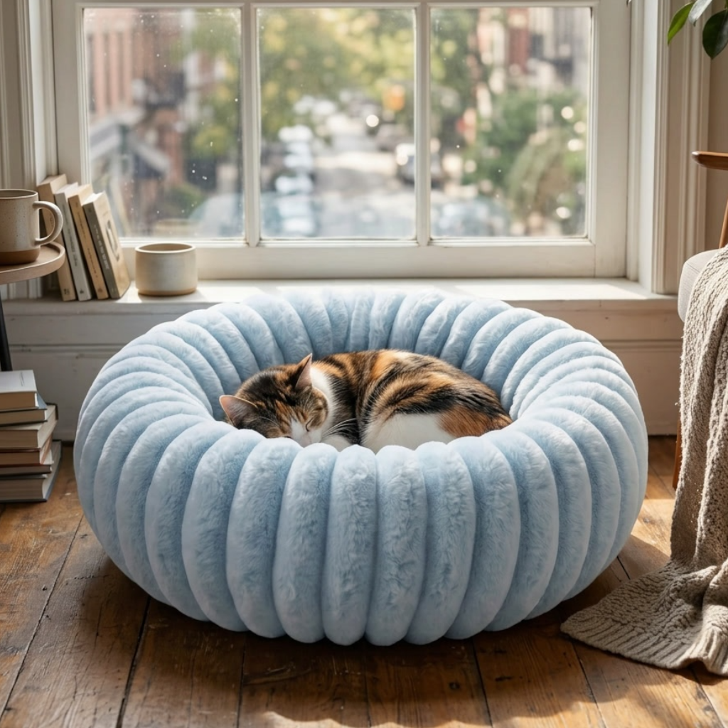 Vinnie Cloud Bed - Sky