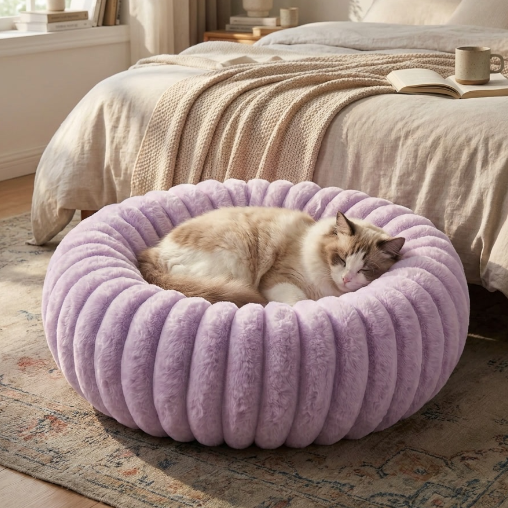 Vinnie Cloud Bed - Lilac