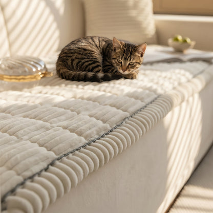 Vinnie Premium Sofa Cover – Vanilla