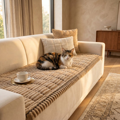 Vinnie Premium Sofa Cover – Dune