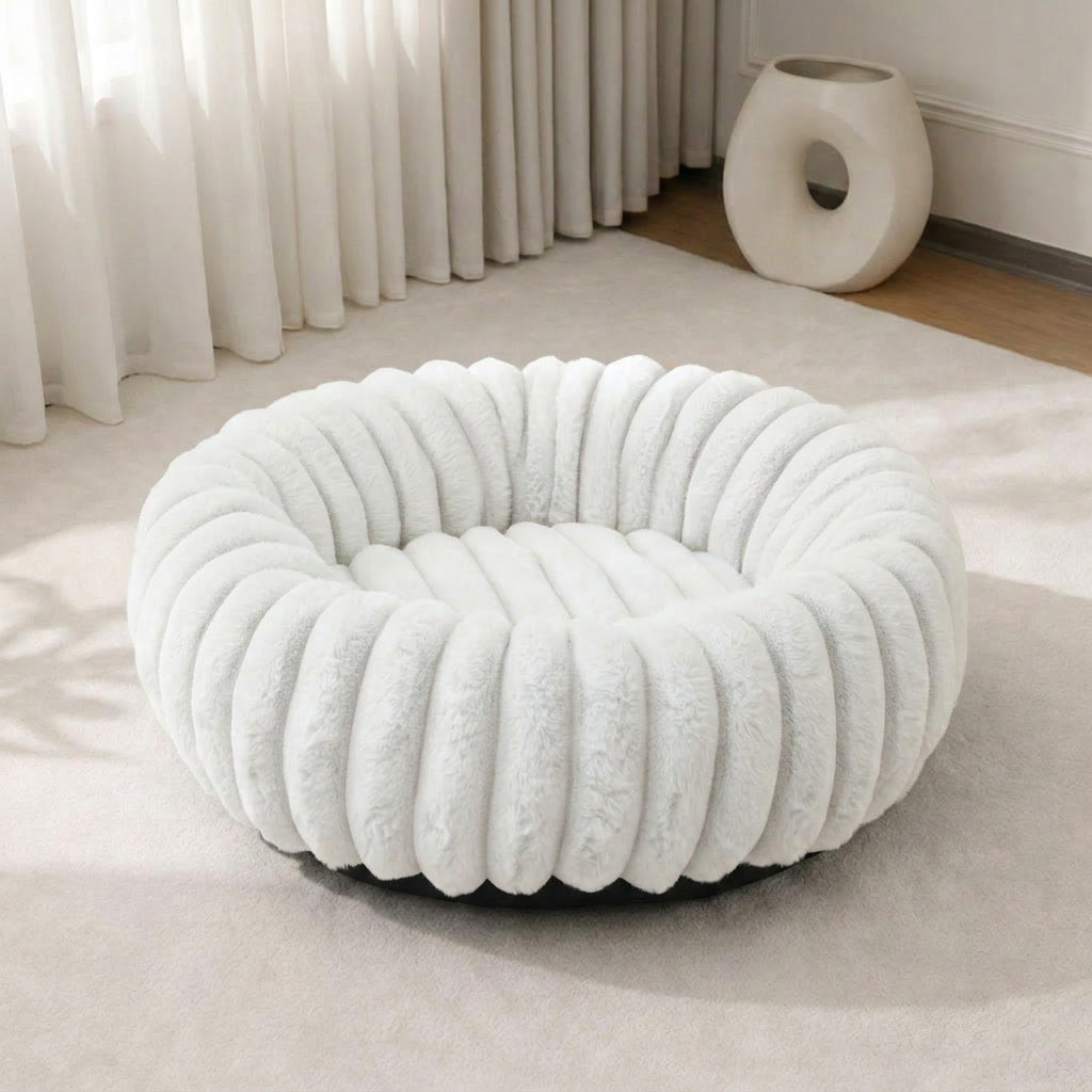 Vinnie Cloud Bed - Ivory