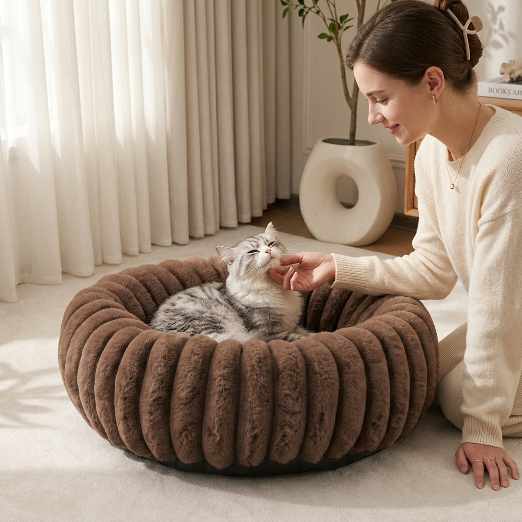 Vinnie Cloud Bed - Chocolate