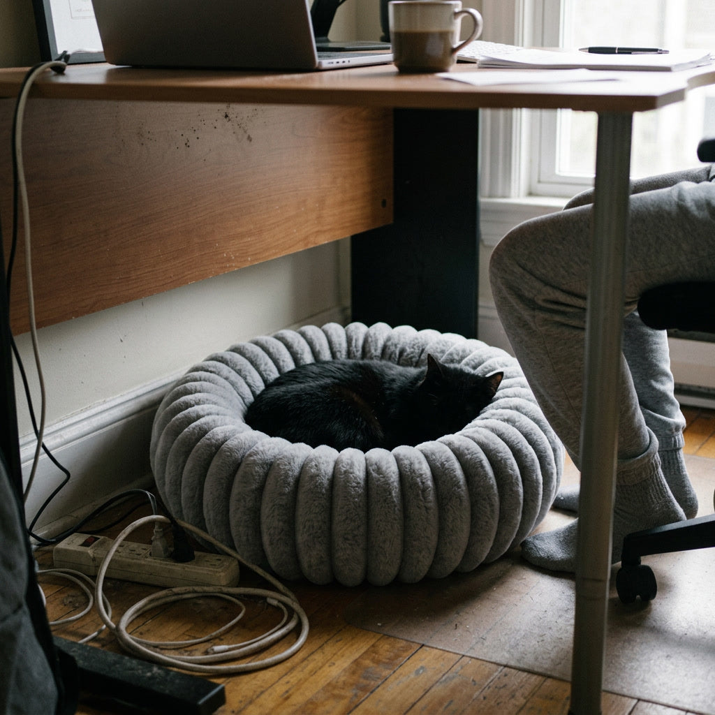 Vinnie Cloud Bed - Stone