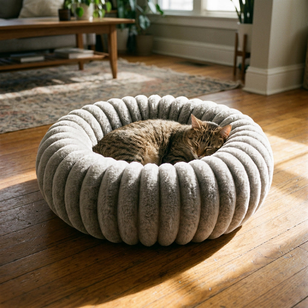 Vinnie Cloud Bed - Stone