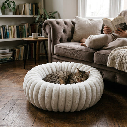 Vinnie Cloud Bed - Ivory