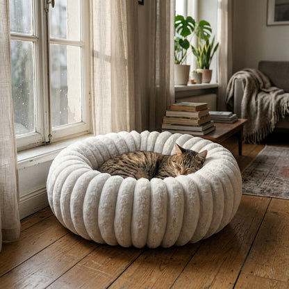 Vinnie Cloud Bed - Ivory