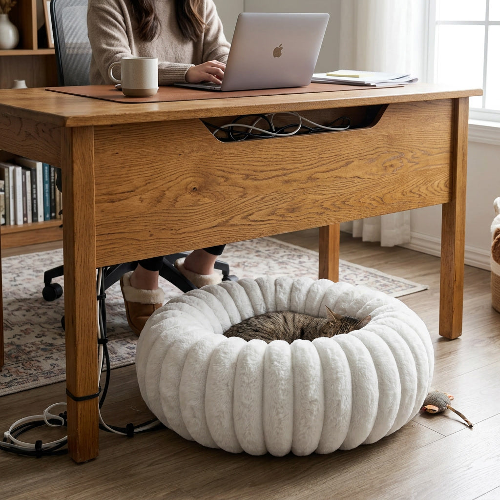 Vinnie Cloud Bed - Ivory