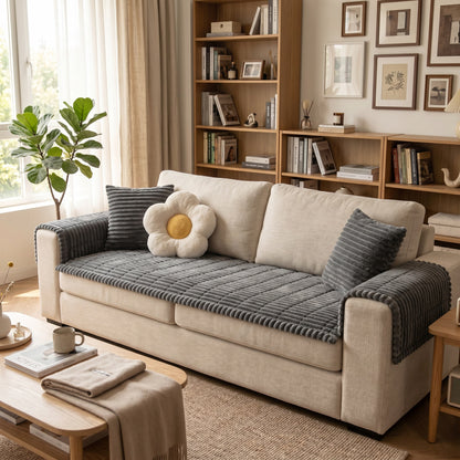 Vinnie Premium Sofa Cover – Moonstone