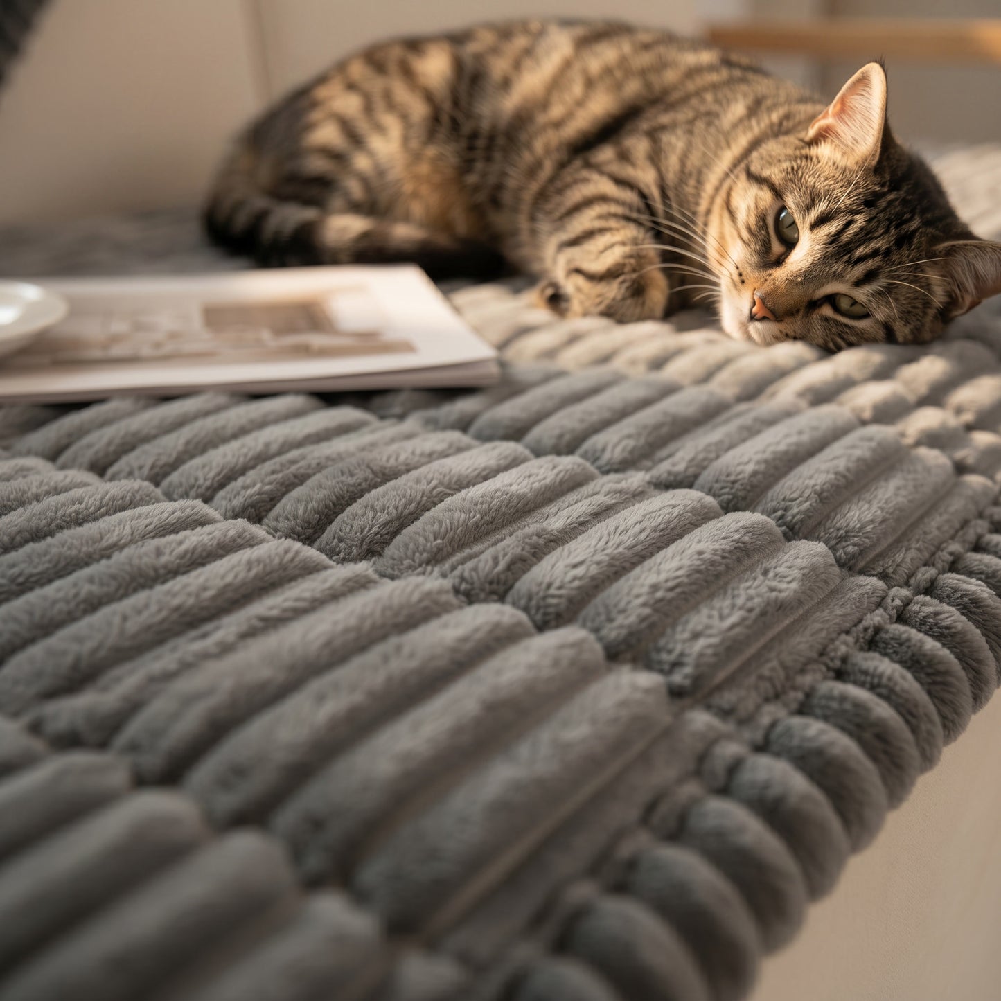 Vinnie Premium Sofa Cover – Moonstone