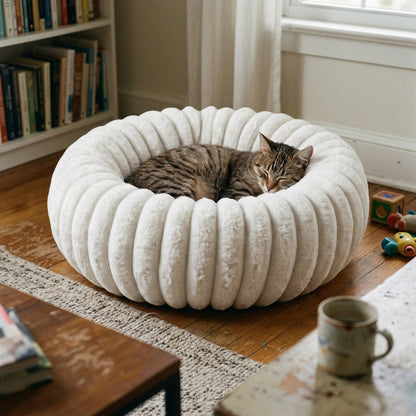 Vinnie Cloud Bed - Ivory