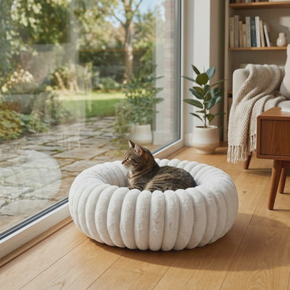Vinnie Cloud Bed - Ivory
