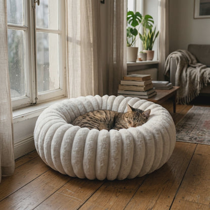 Vinnie Cloud Bed - Ivory